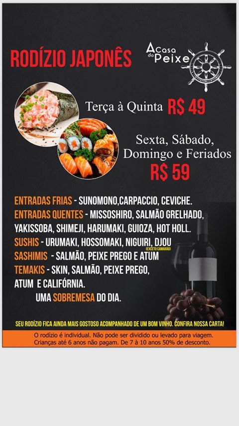 Menu A Casa Do Peixe - Bacalhau, Peixes, Comida Brasileira-1